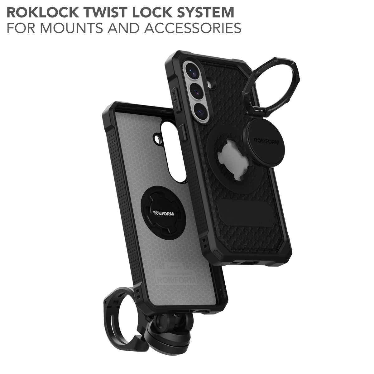Samsung Galaxy S26+ Rugged Phone Case with Roklock Twist Lock System