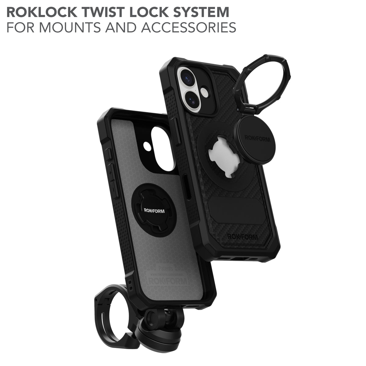iPhone 17 Rugged Case with Roklock™ Twist Lock System For Mounts and Accessories