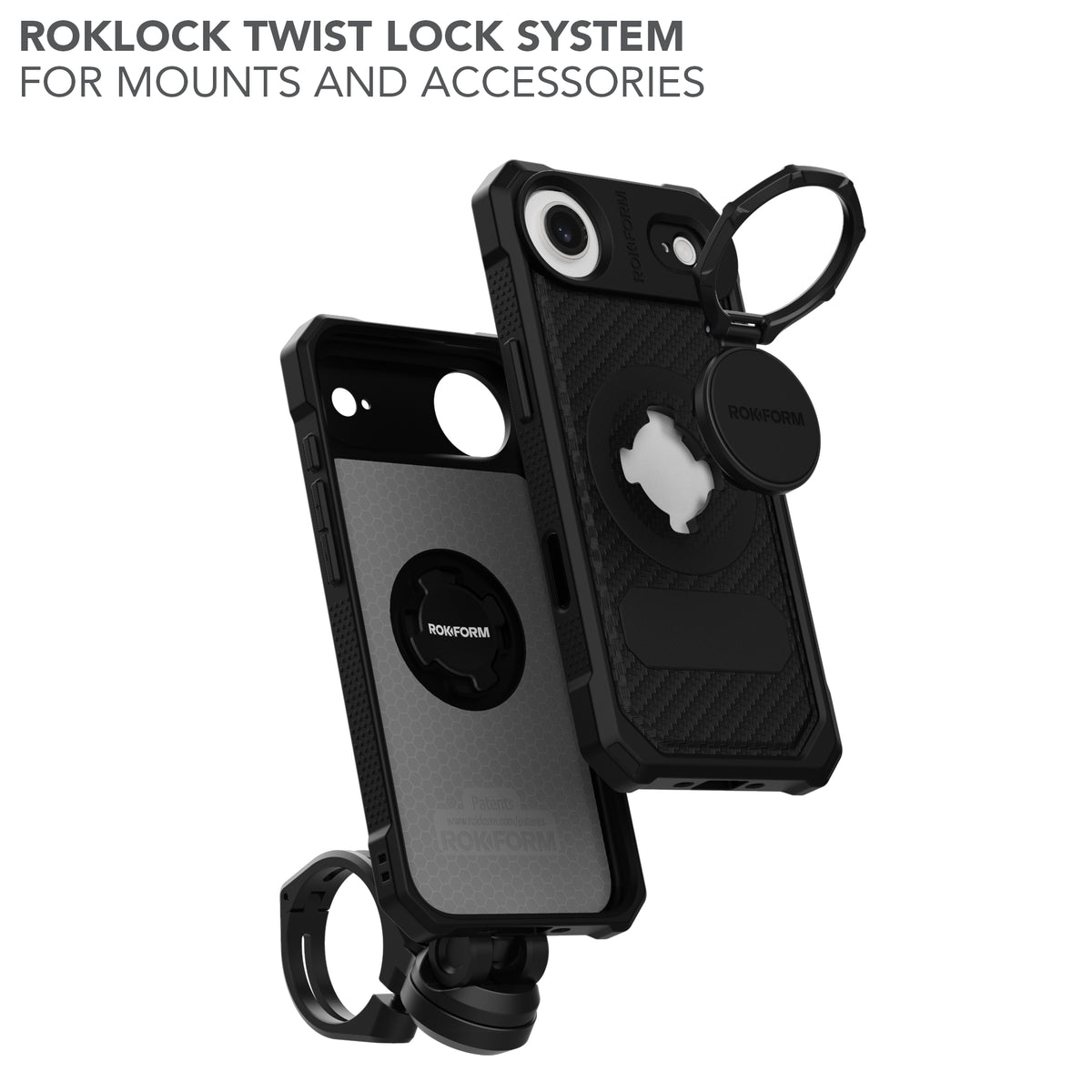 iPhone 17 Air Rugged Case with Roklock Twist Lock System for Mounts and Accessories