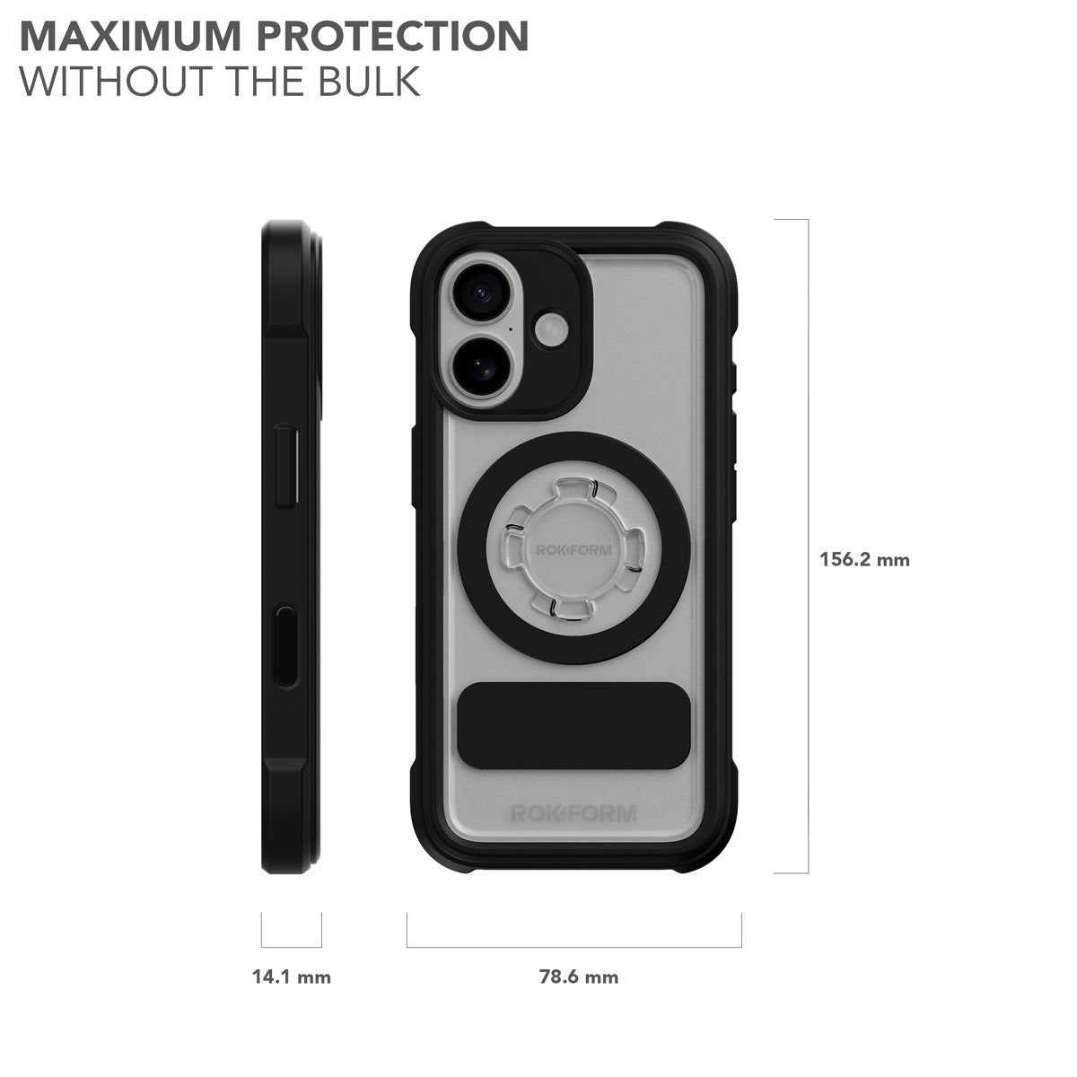 iPhone 17 Crystal Case with Maximum Protection without the Bulk