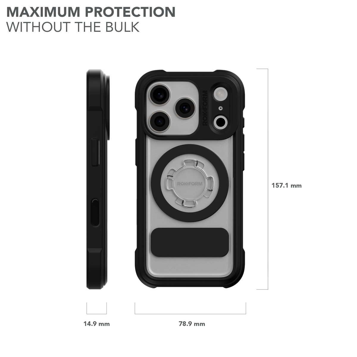 iPhone 17 Pro Crystal Case with Maximum Protection without the Bulk