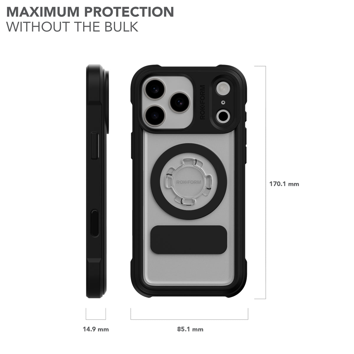 iPhone 17 Pro Max Crystal Case with Maximum Protection without the Bulk