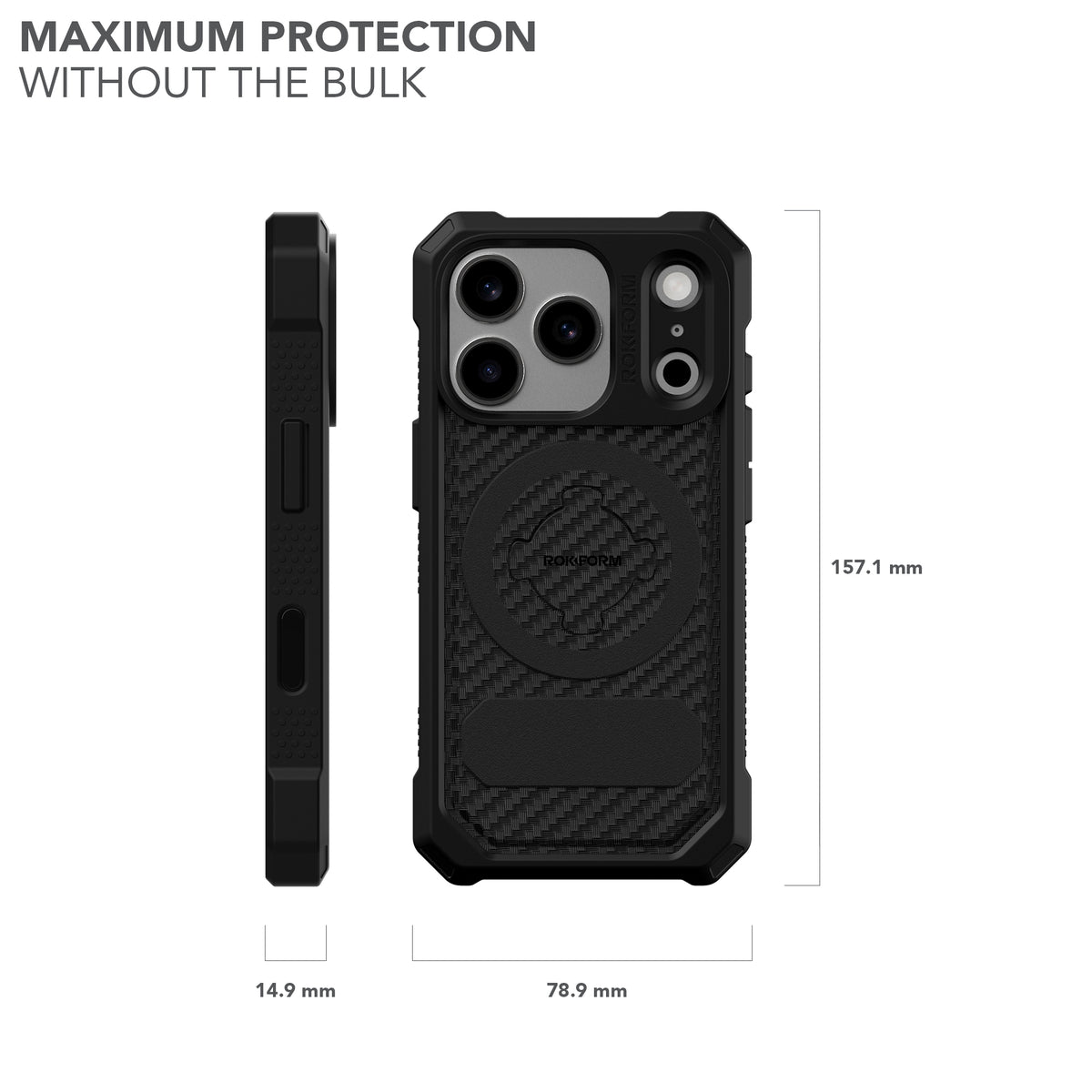 iPhone 17 Pro Rugged Case with Maximum Protection without the bulk