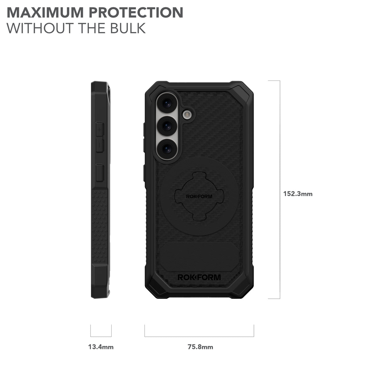 Samsung Galaxy S25 Rugged Case Dimensions