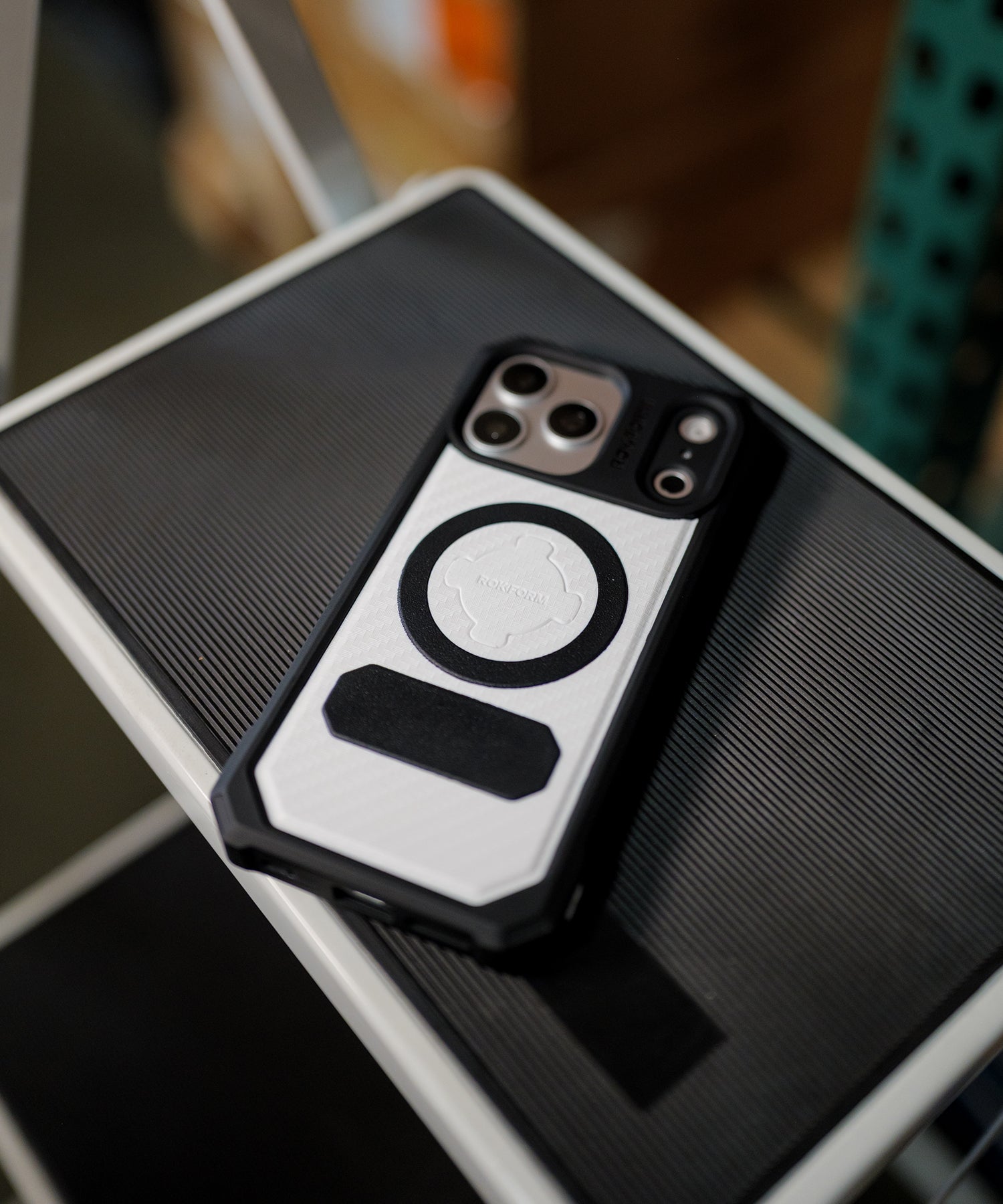 Limited Edition iPhone 17 Pro Rugged Case in Arctic White