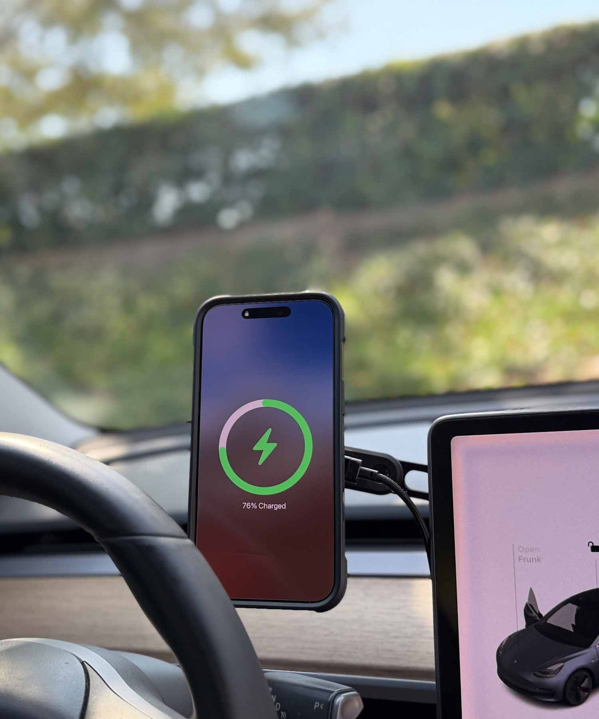 Car Screen Phone Mount Charger | Rokform.com