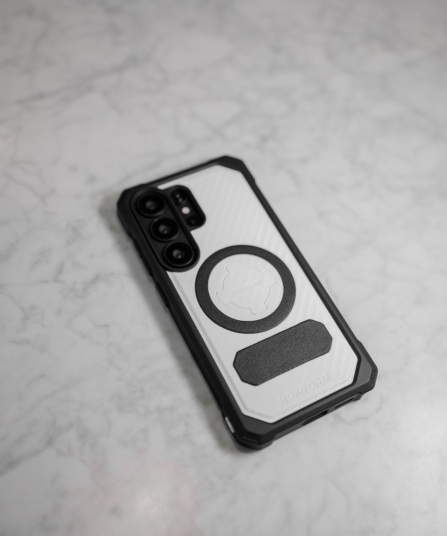 Limited Edition Samsung S26 Ultra Rugged Case in Arctic White