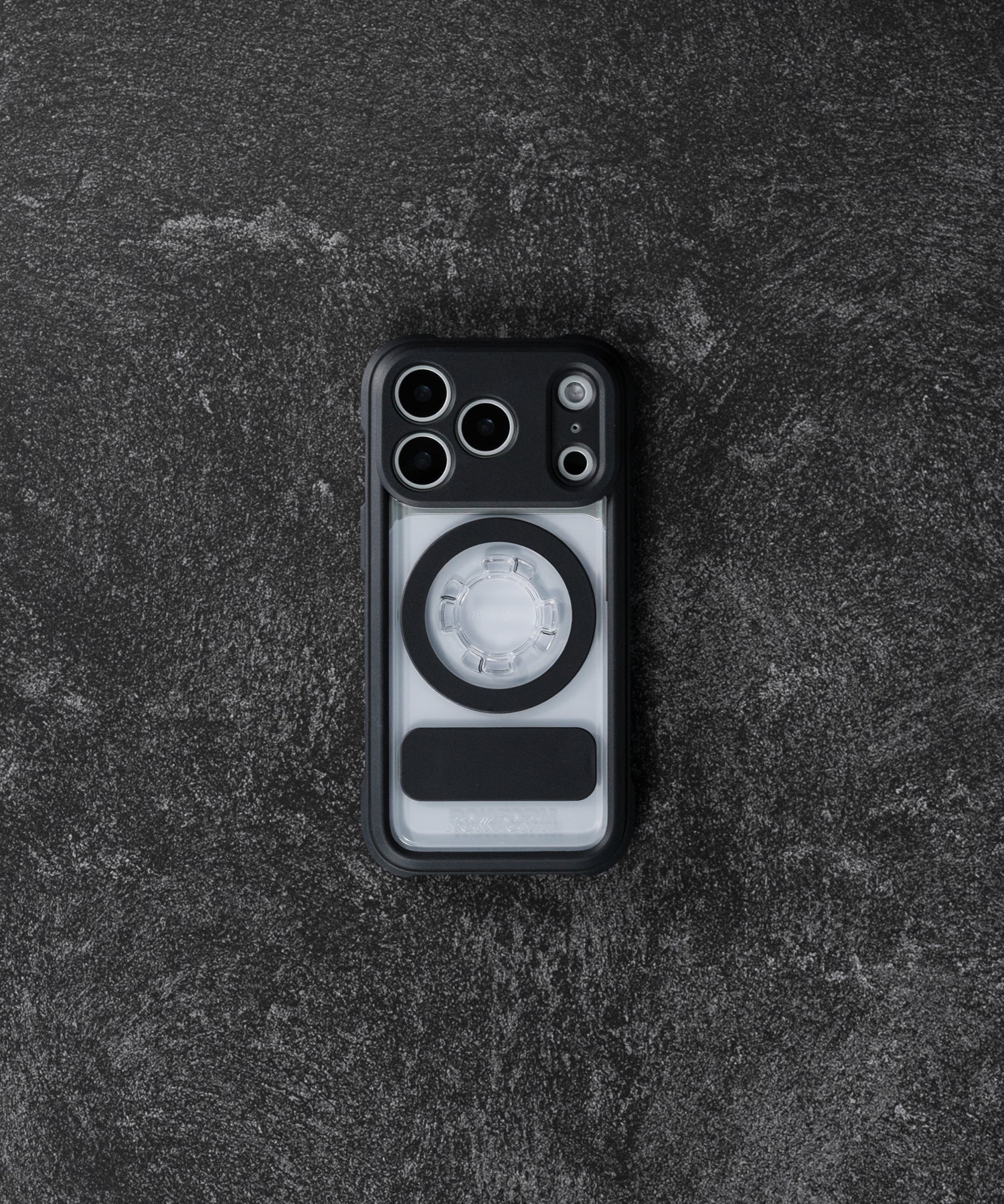 Rokform Crystal Case for iPhone shown from the side profile