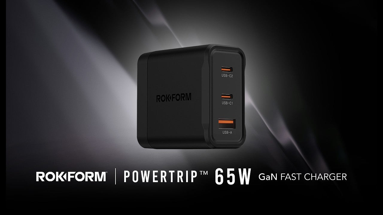 Rokform.com | PowerTrip™ 65W GaN Fast Charger