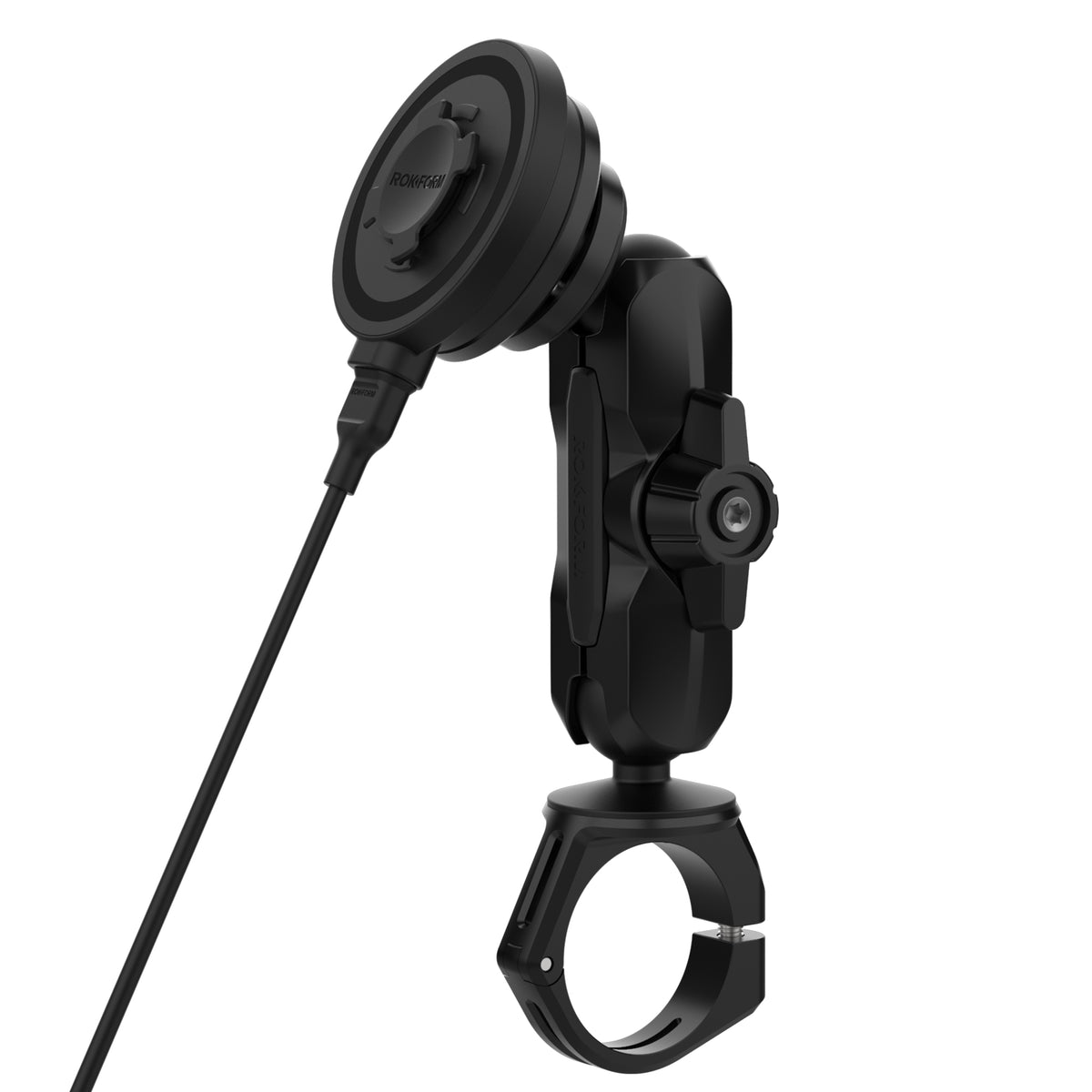 Motorcycle Pro Ball Mount + 15W Charging Head w/ Vibration Dampener Kit