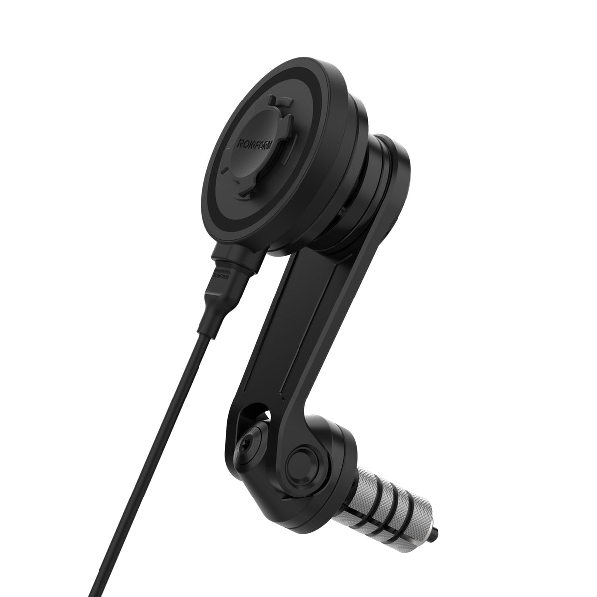 Motorcycle Stem Mount + 15W Charging Head w/ Vibration Dampener Kit