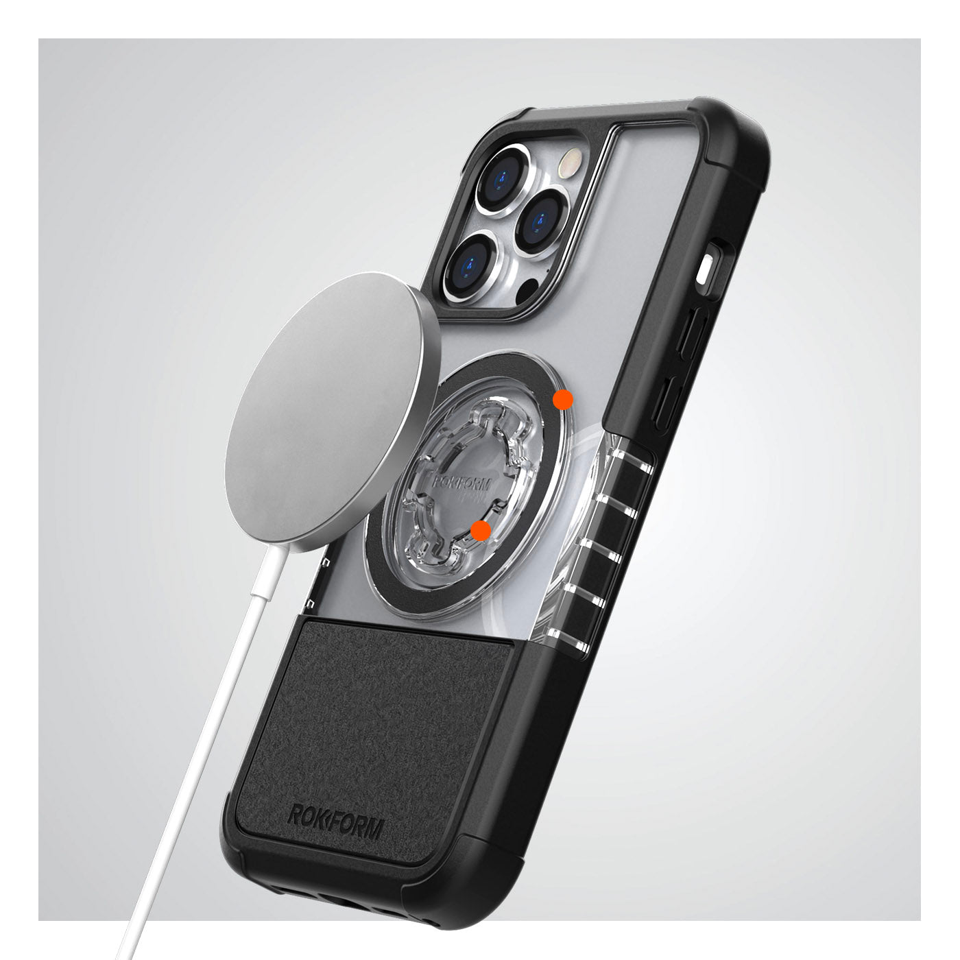 Achetez Pour L'iphone 14 Pro Max Ring Kickstand Téléphone Clai de