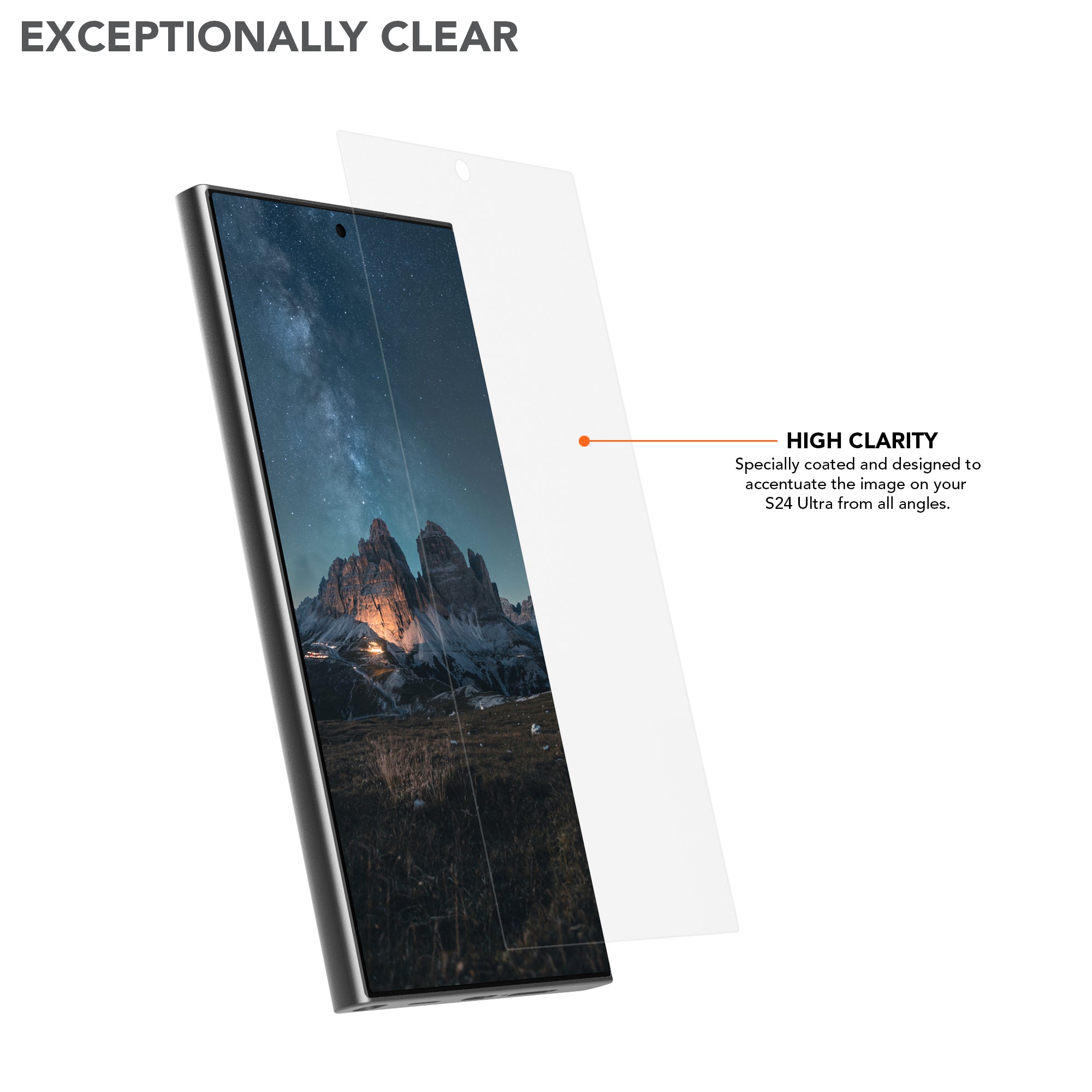 Clear Screen Protector for S24 ULTRA