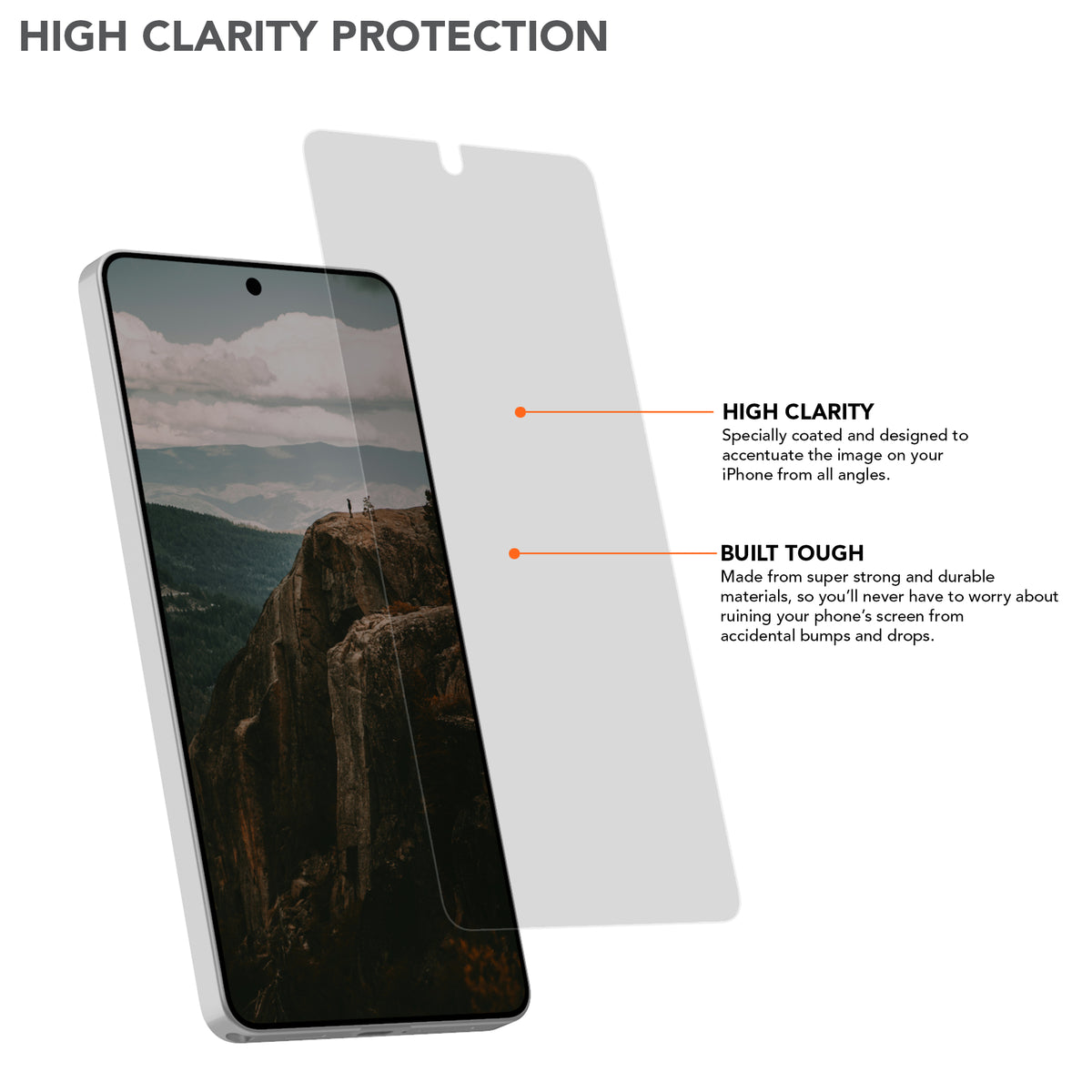 Samsung Galaxy S26 ULTRA Tempered Glass Screen Protector (2 Pack) with High Clarity Protection