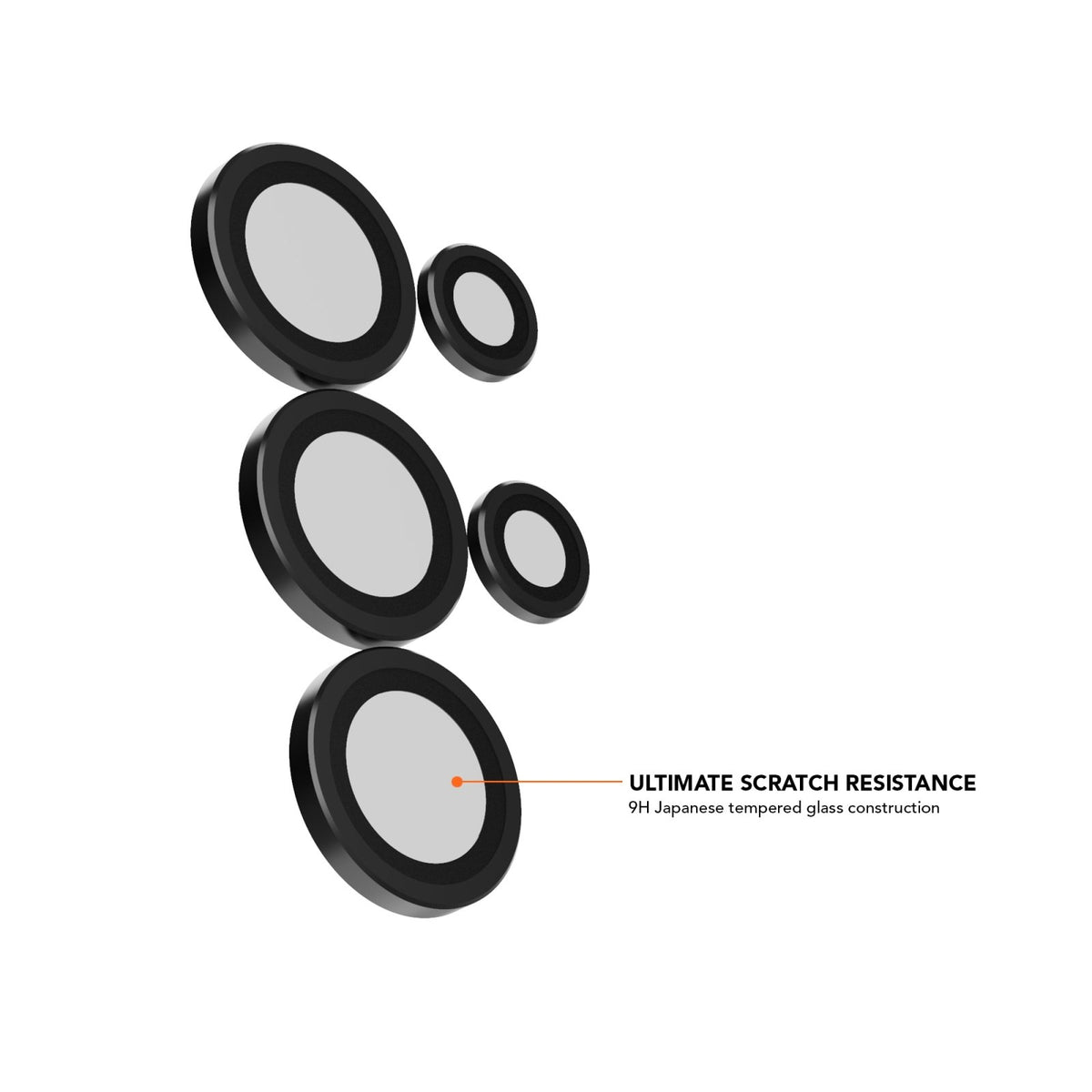 Details of S26 Camera Lens Protector Scratch resistance. 