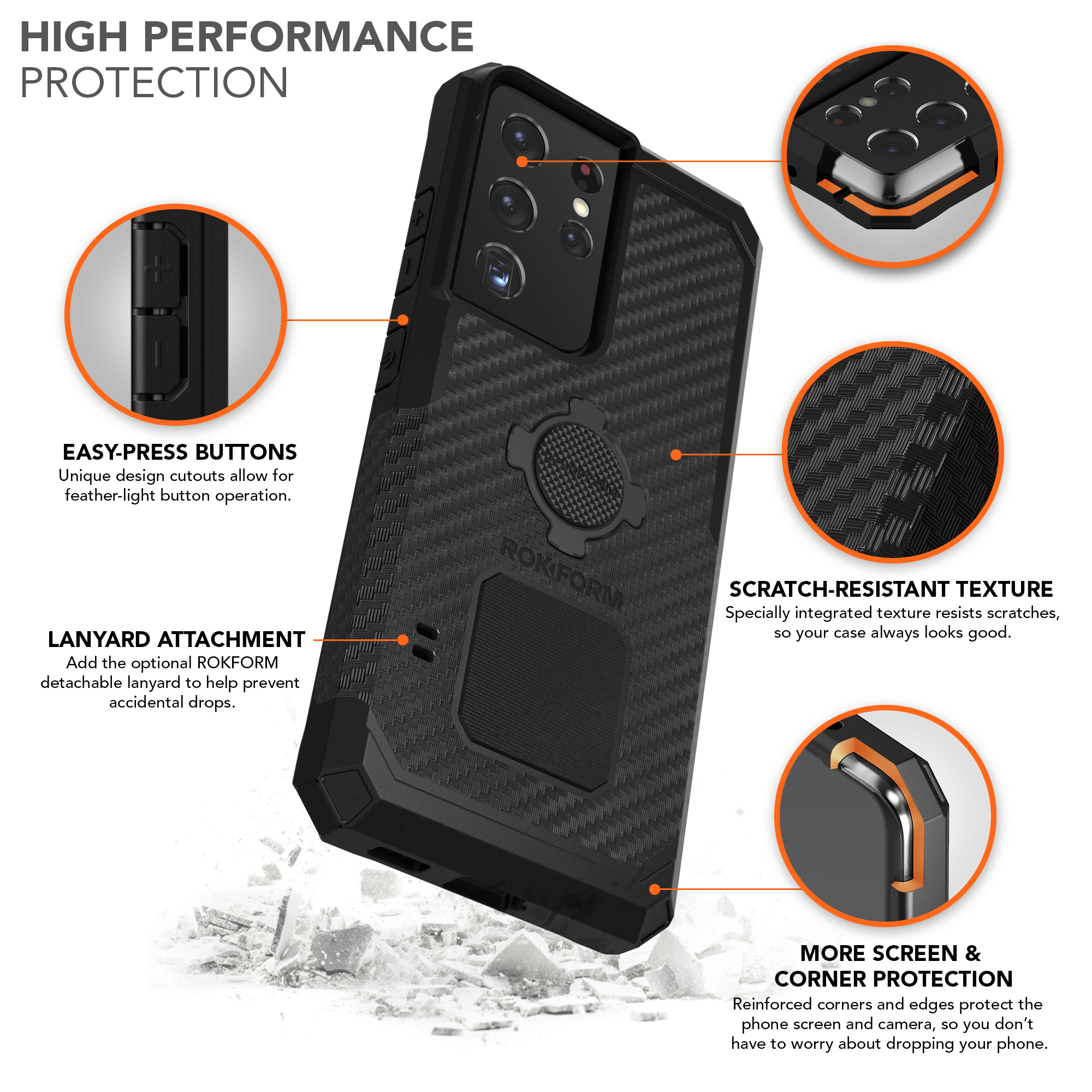 Galaxy S21 ULTRA 5G Rugged Case - Rokform