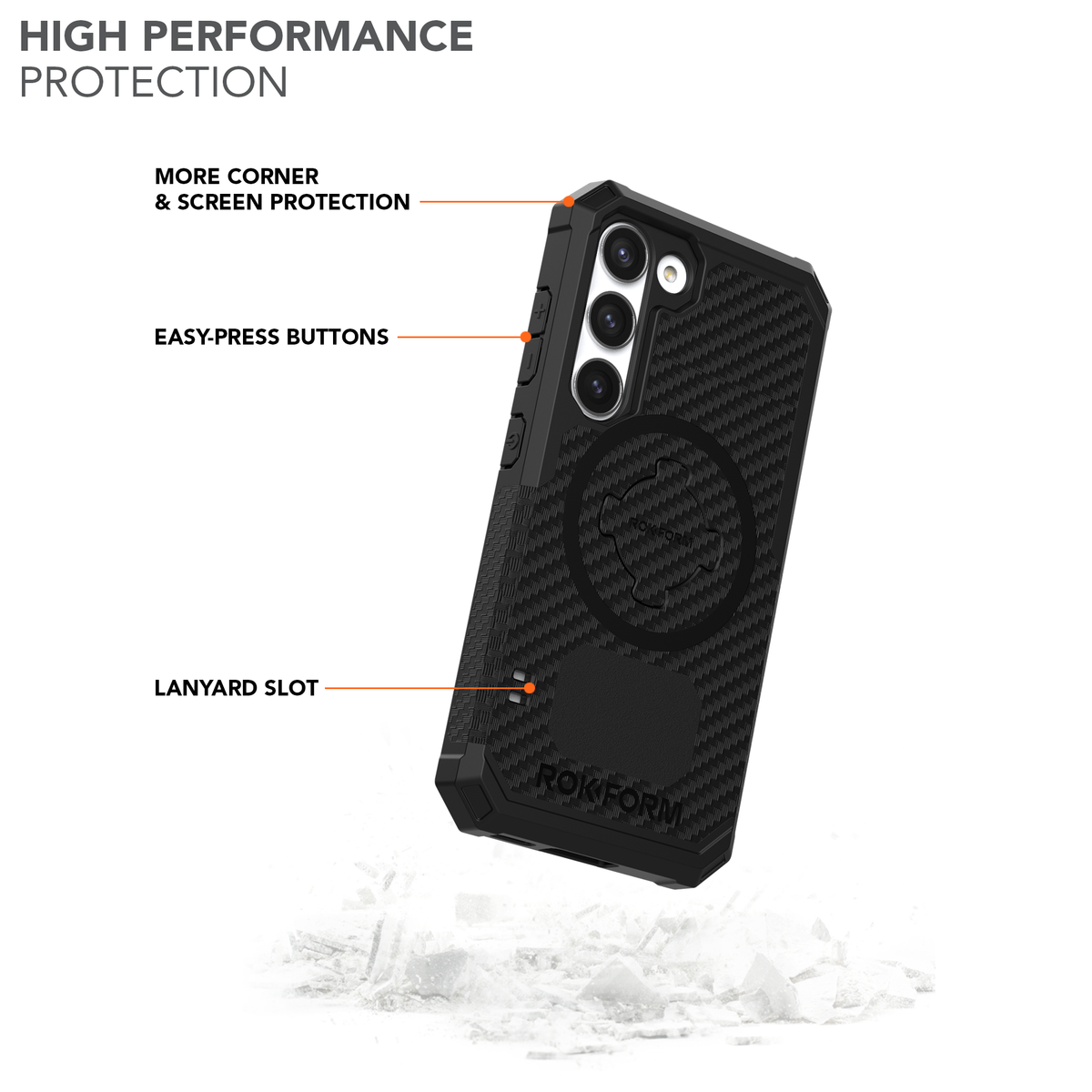 Rokform Samsung Galaxy S23 Magnetic Rugged Phone Case Rokform Samsung Galaxy S23 Magnetic Rugged Phone Case