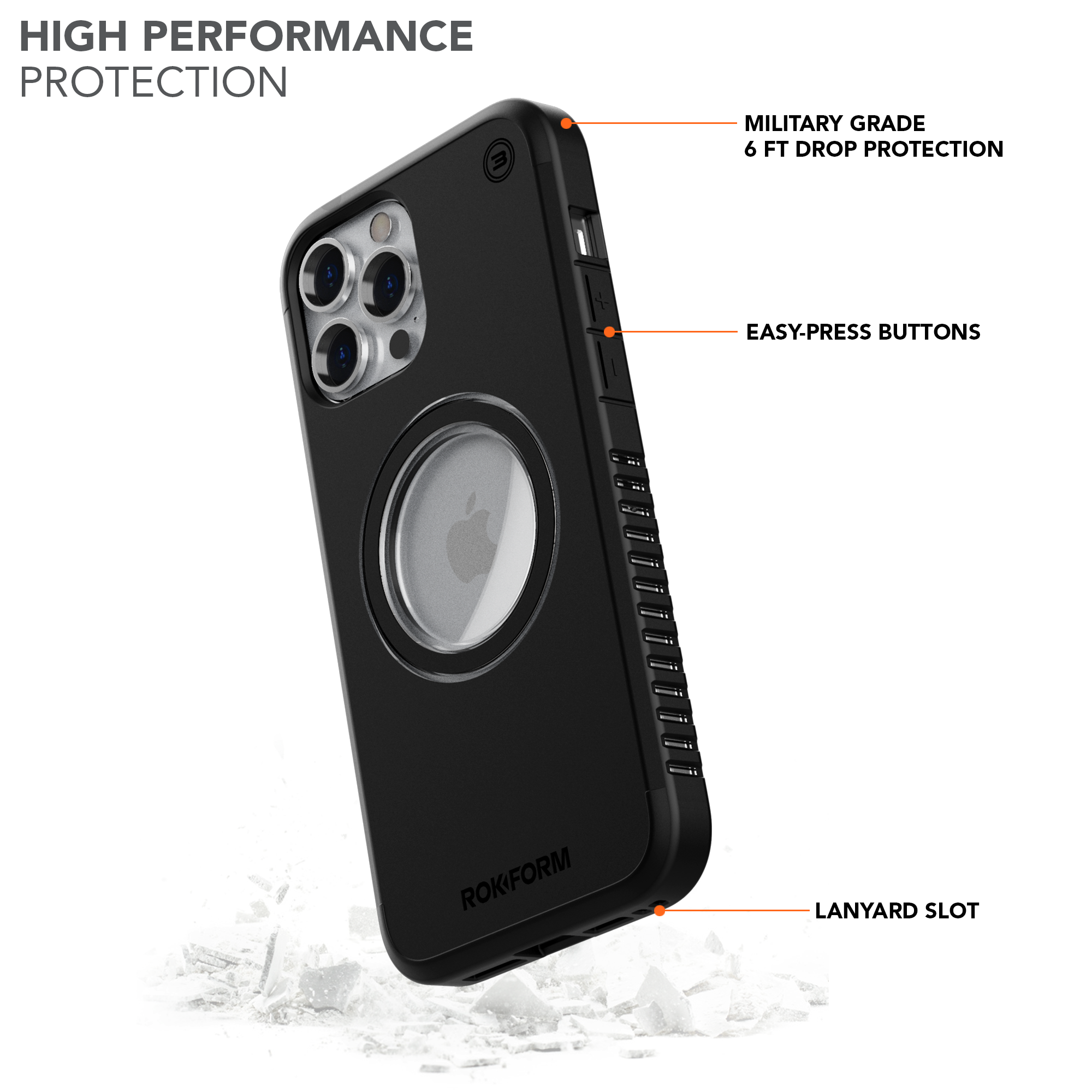 High Performance iPhone 13 Pro Max Eagle 3 Magnetic Golf Phone Case