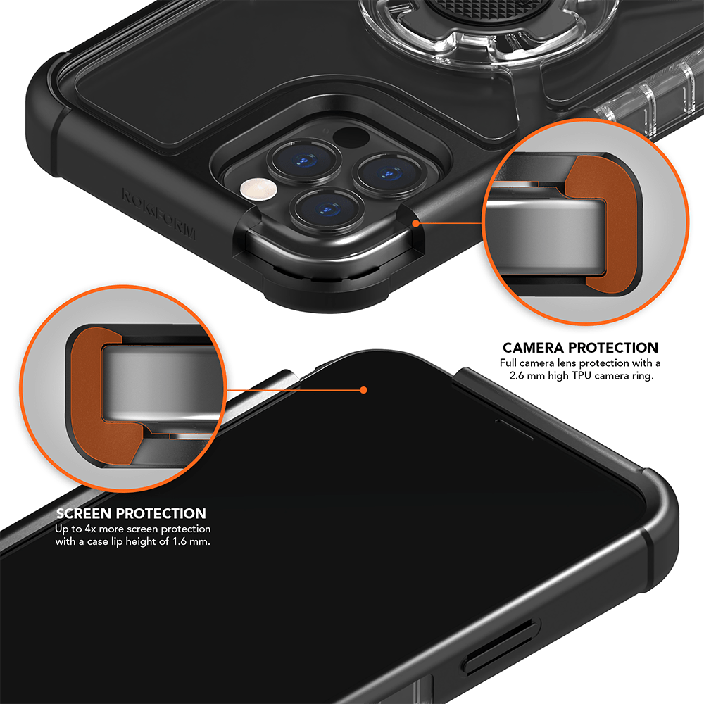 iPhone 12 Clear Case + iPhone 12 Pro Clear Case | Rokform.com iPhone 12 Clear Case + iPhone 12 Pro Clear Case | Rokform.com