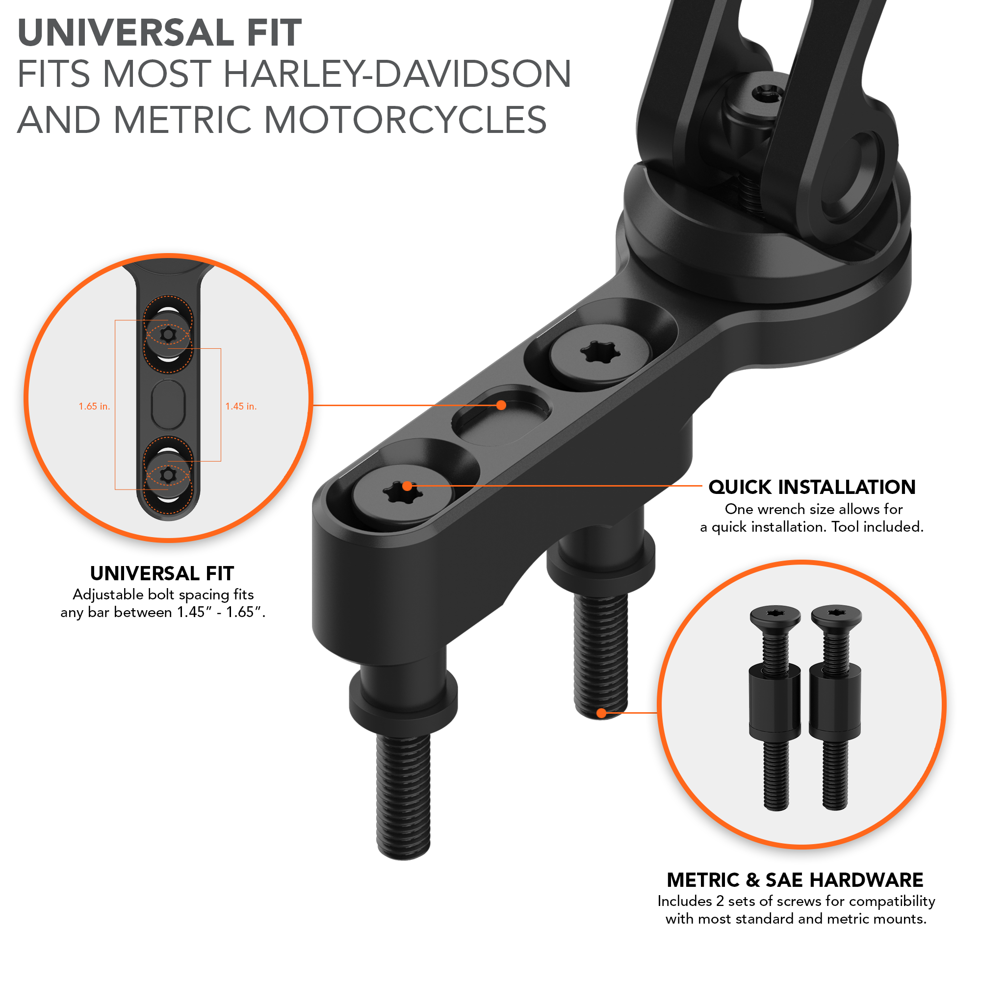 Spacer Rings - Moto Mount Pro