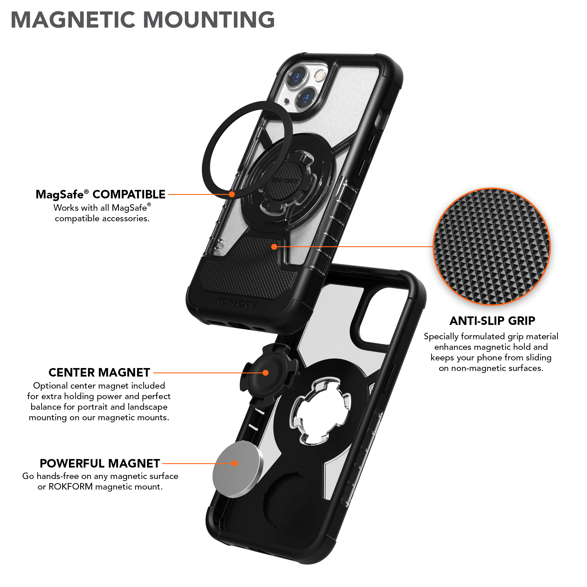 Magnetic iPhone 13 Crystal Case
