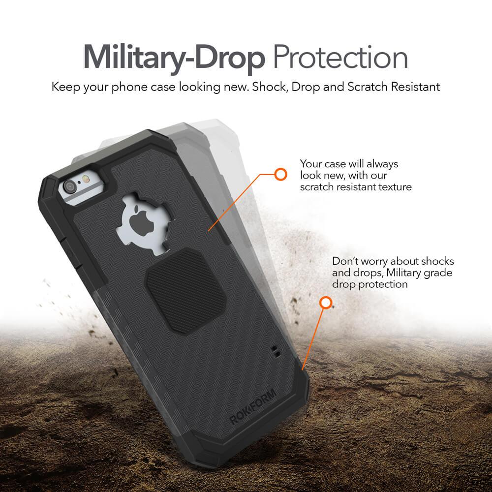 Rokform Rugged iPhone Case, 8/7/6 / Black