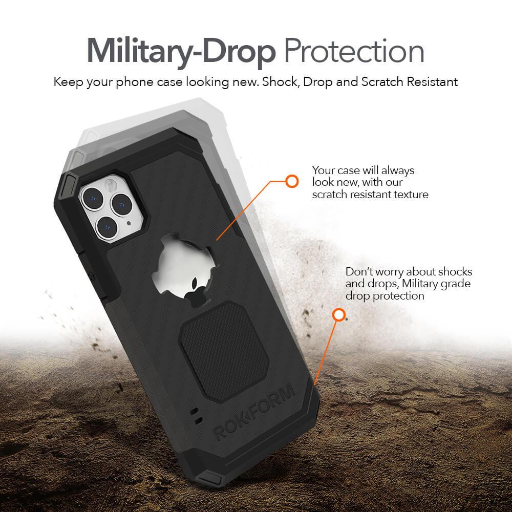 iPhone 11 Pro Max Heavy Duty Case {Shock Proof-Shatter Resistant - Rubber-  Compatible for iPhone 11 Pro Max}