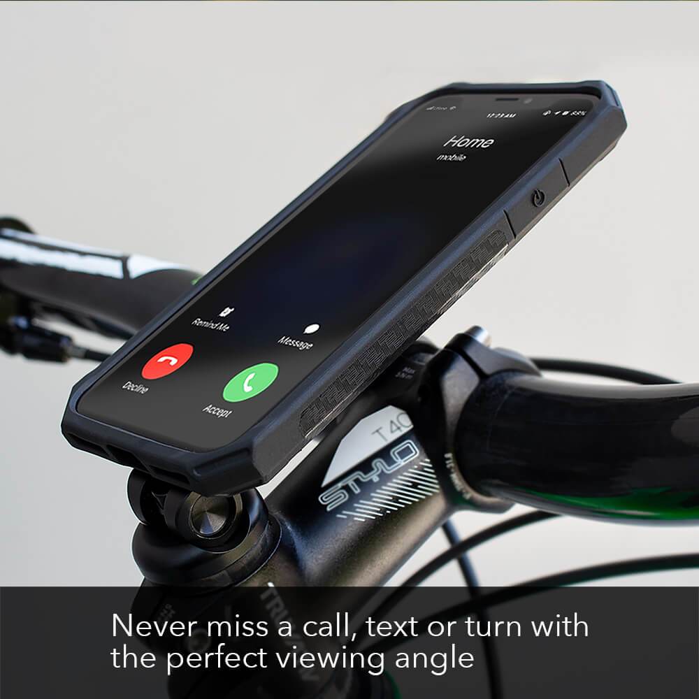 Bike Phone Holder,Bicycle Stem Cell Phone Mount,Universal Aluminum