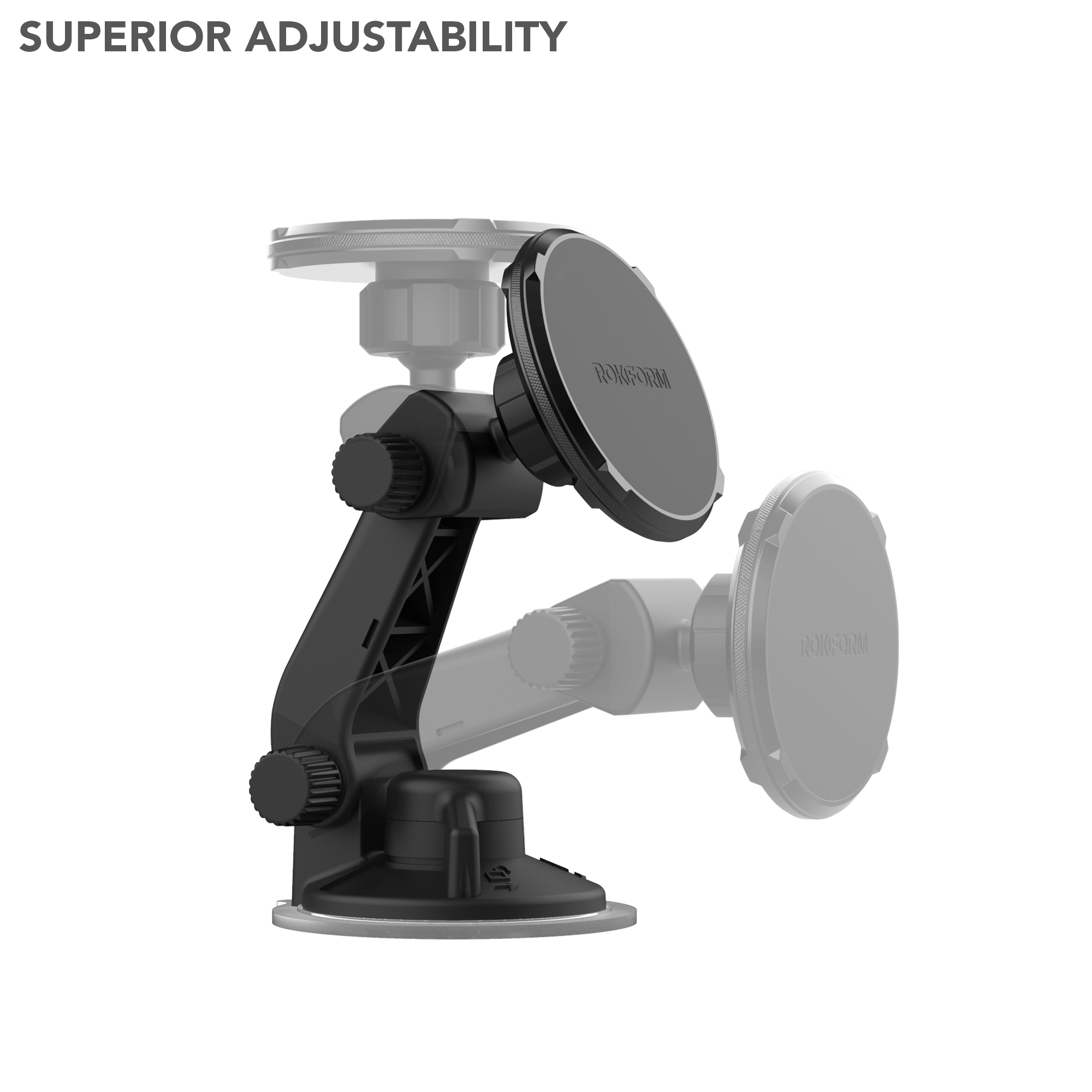 Versatile and Flexible Magnetic Windshield Suction Mount - MagSafe® Compatible