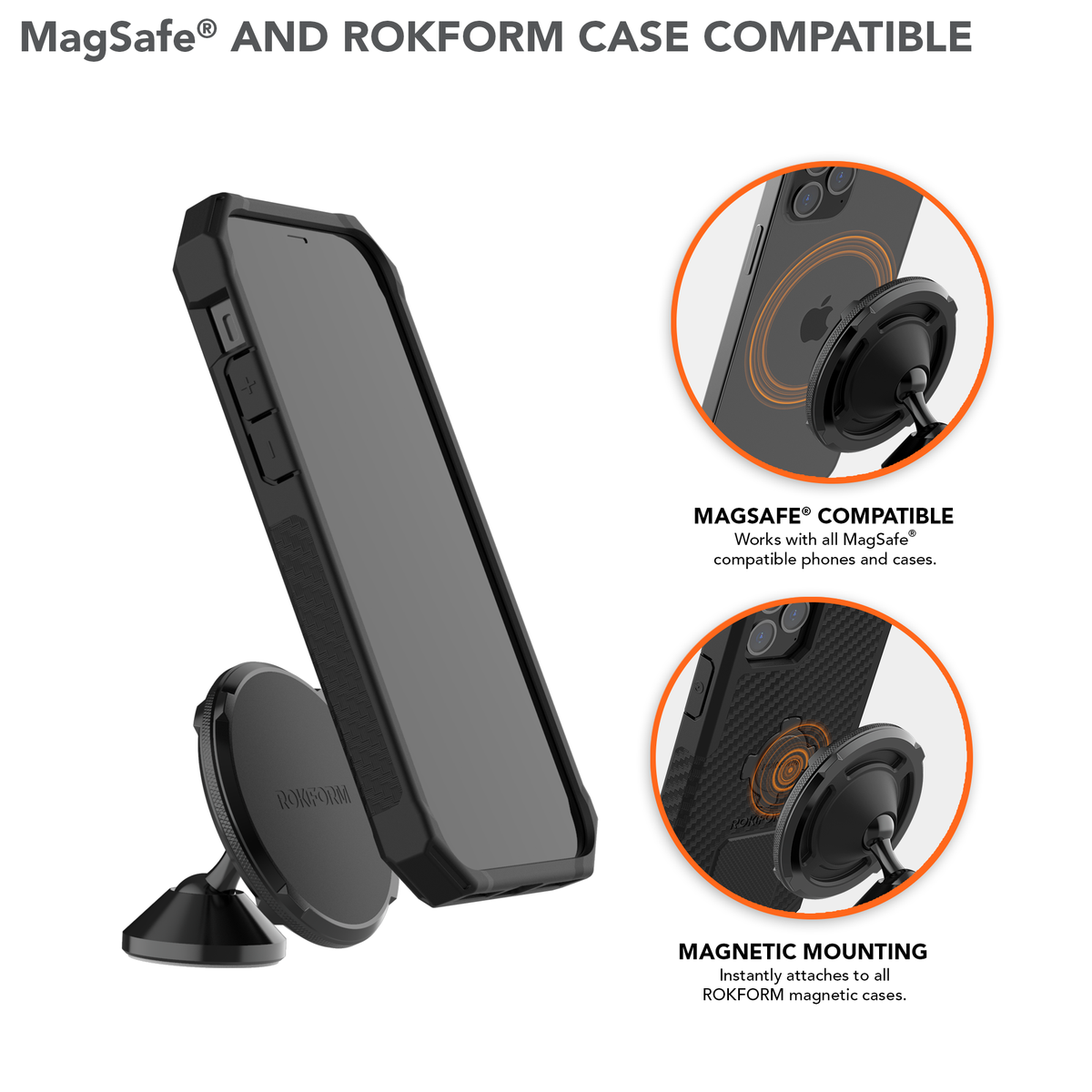Rokform Dual Magnet Swivel Dash Mount Rokform Dual Magnet Swivel Dash Mount