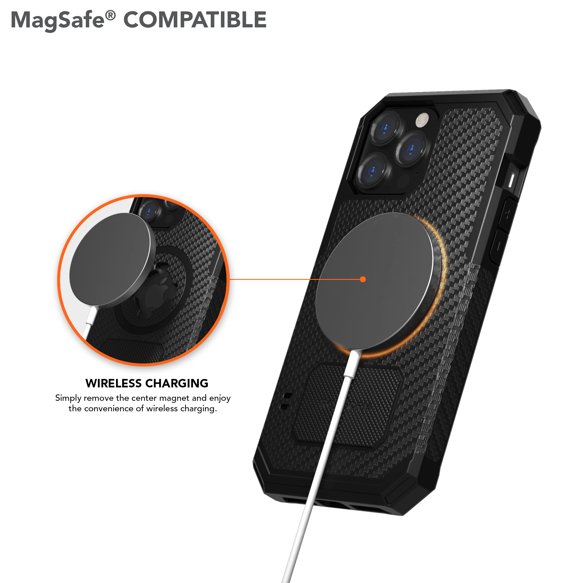 Magnetic Rugged iPhone 13 Pro Max Case