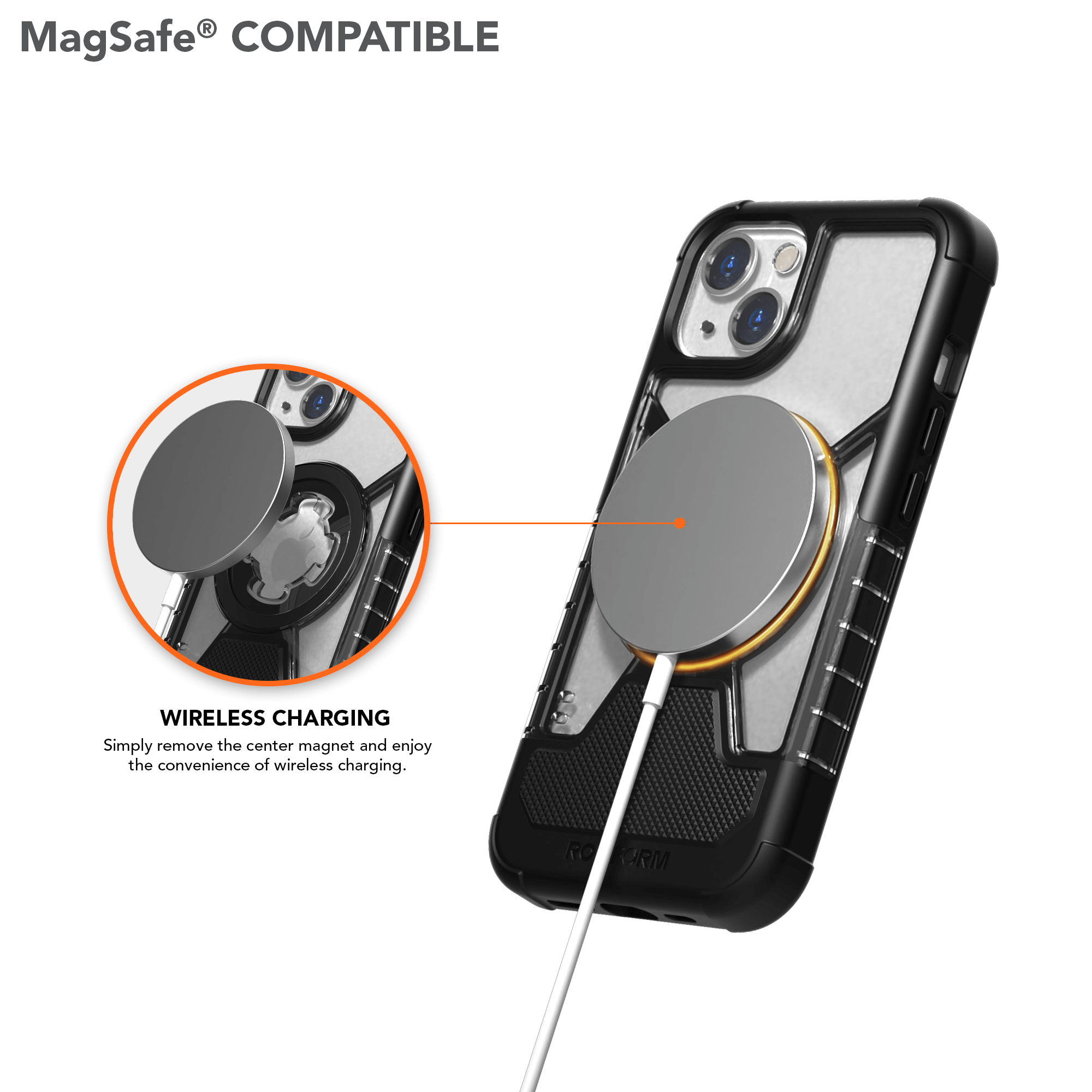 Magnetic iPhone 13 Crystal Case