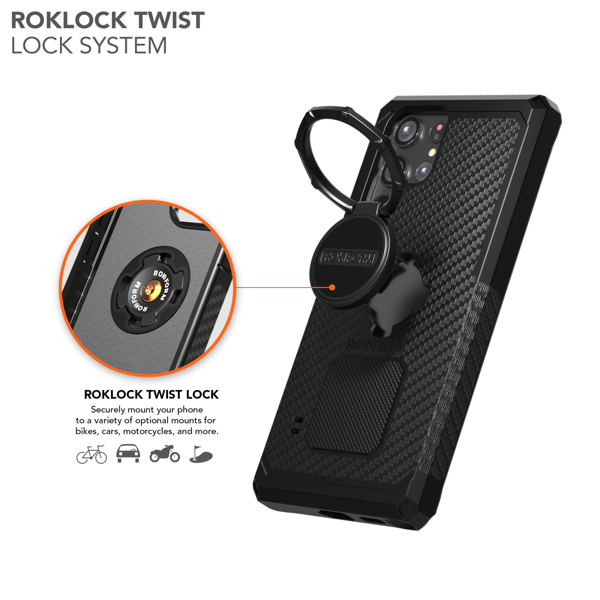 Rokform Rugged Case-Samsung Galaxy S22 Ultra Rokform Rugged Case-Samsung Galaxy S22 Ultra