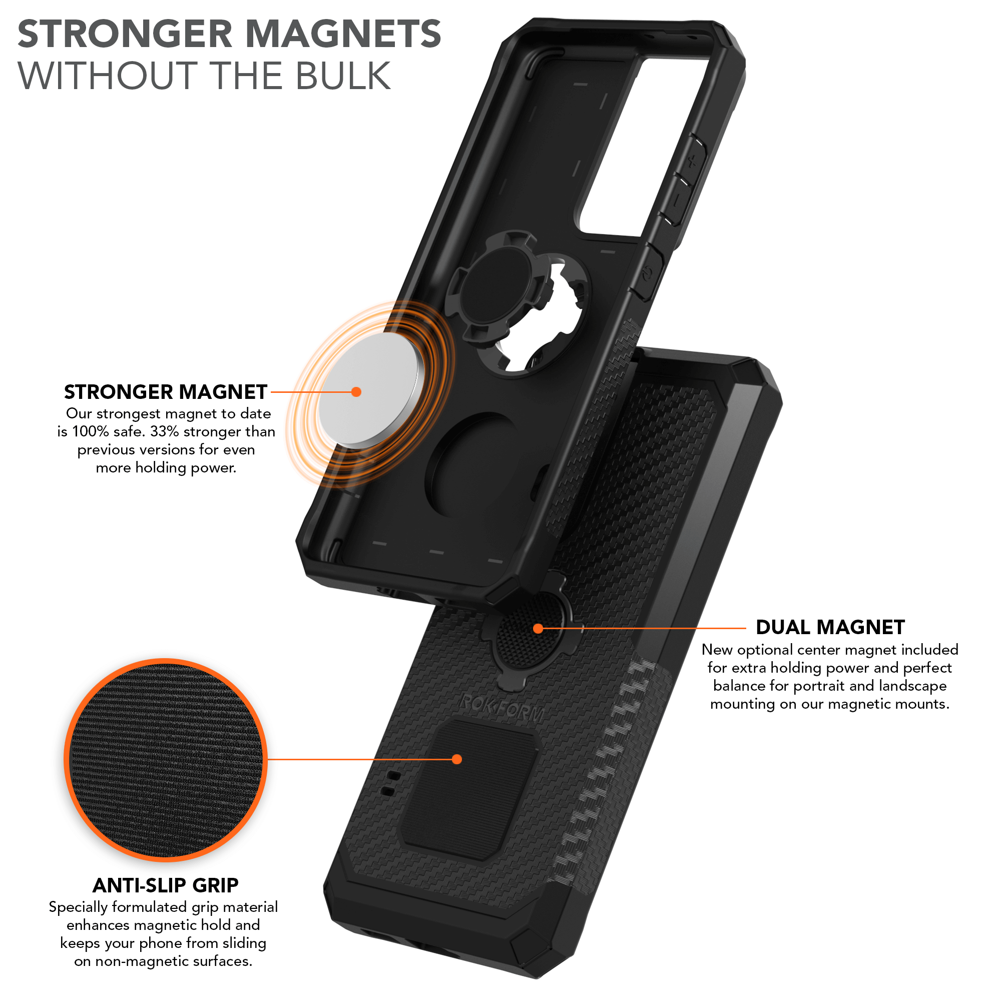Magnetic Samsung Galaxy S21 ULTRA 5G Rugged Case
