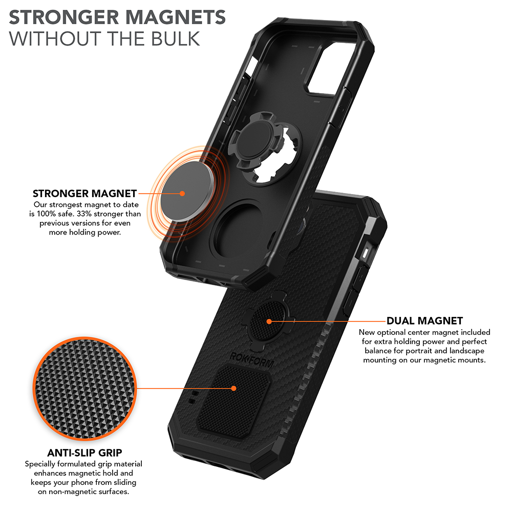 Magnetic iPhone 12/12 Pro Rugged Case