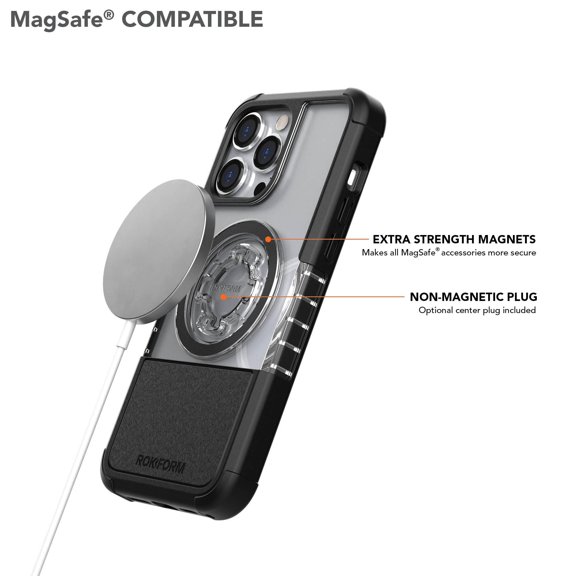 Vshop Back Cover for Clear Protection Transparent Back Cover Case Compatible with iPhone 14 Pro Max (6.7) - Vshop