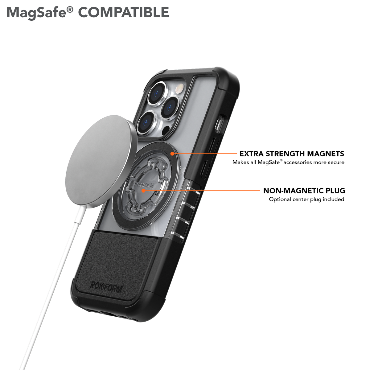 Magnetic iPhone 14 Pro Crystal Case, MagSafe® Compatible