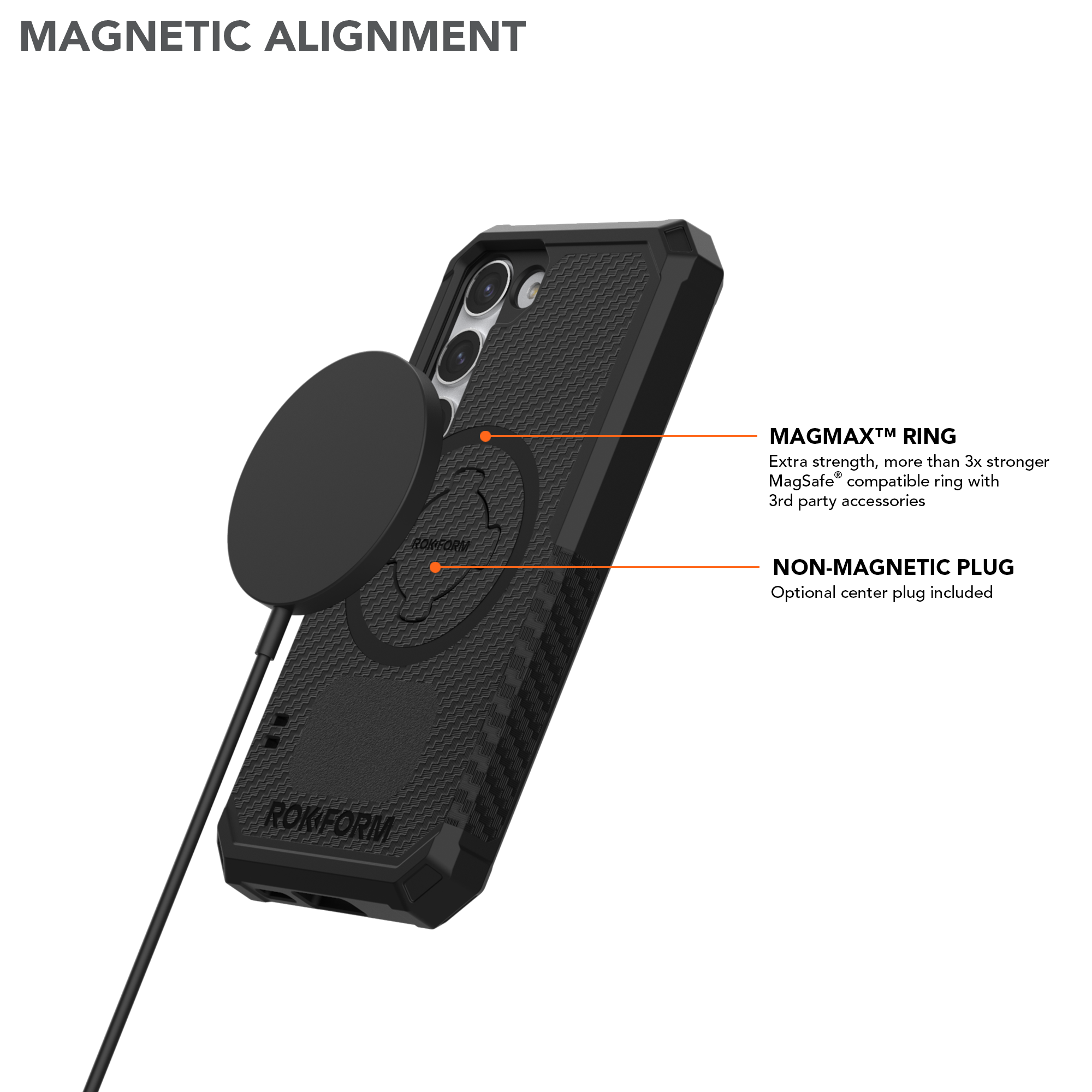 Galaxy S23 Magnetisches, robustes Gehäuse