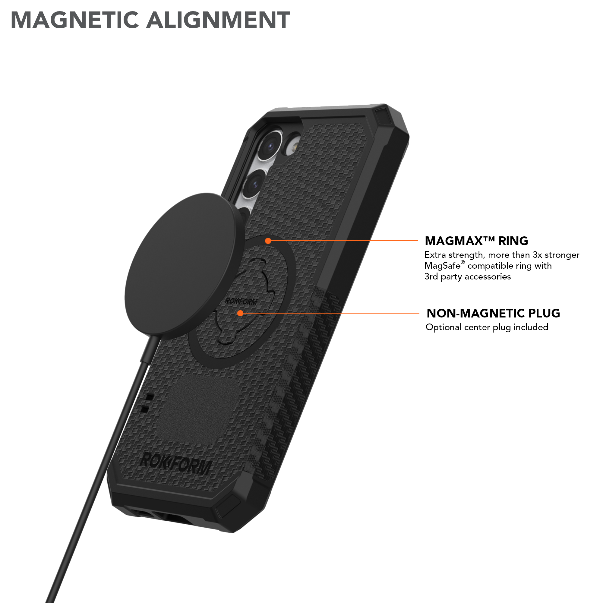 Galaxy S23+ Magnetic Rugged Case (étui magnétique robuste)