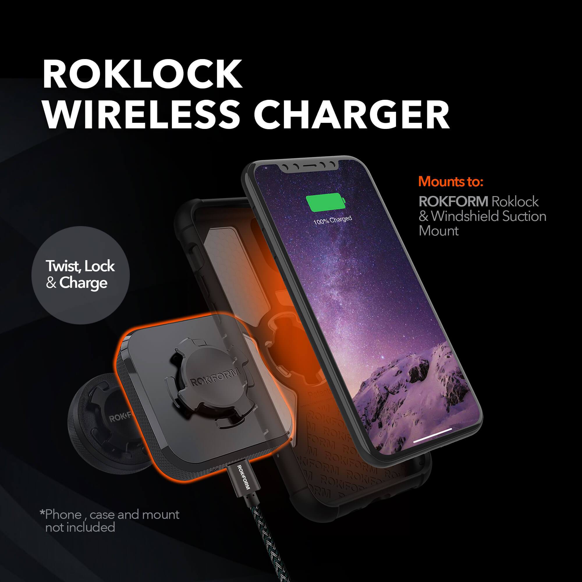 RokLock Wireless Car Charger