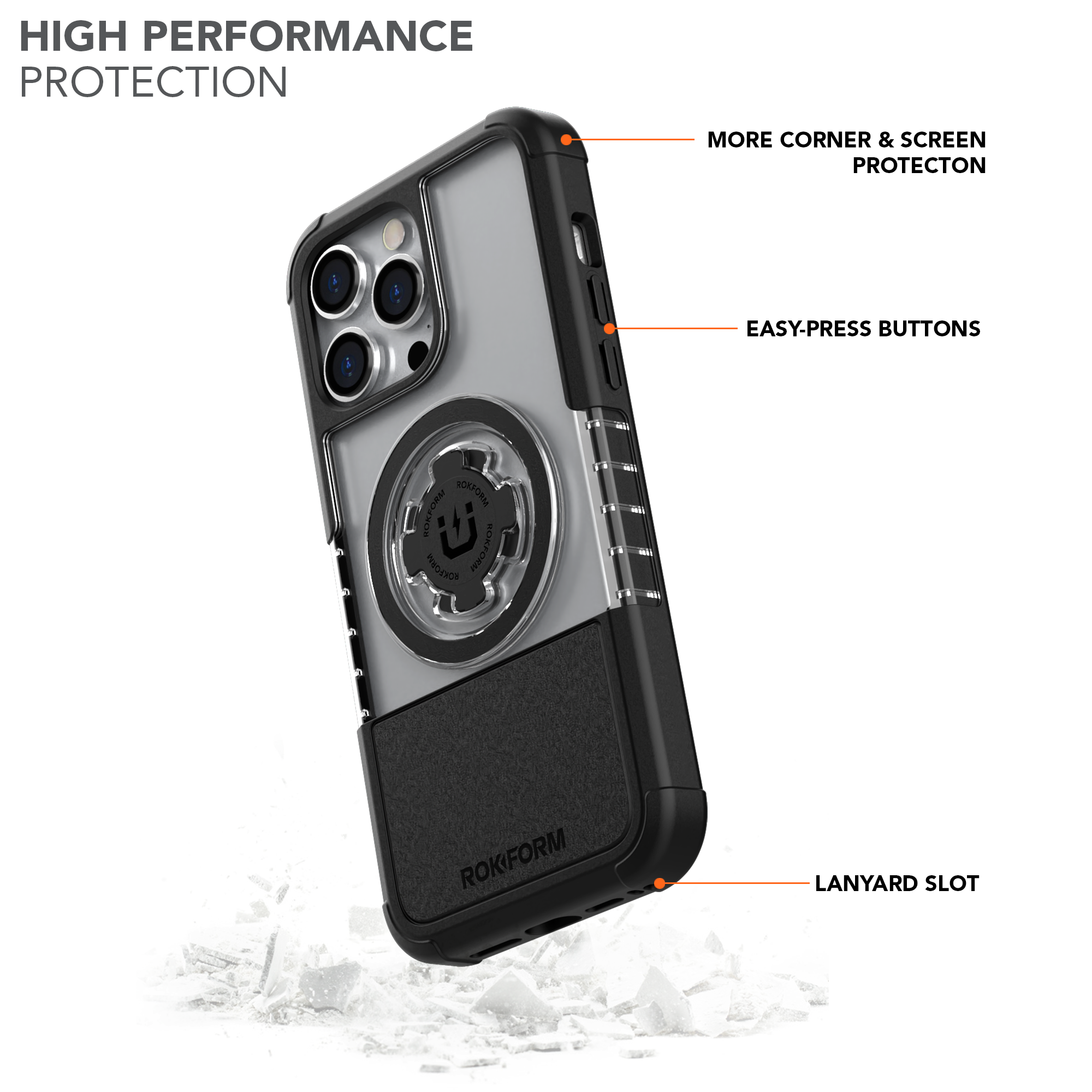 Rokform Crystal Case-iPhone 14 Pro Max