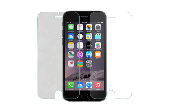 iPhone 7 Plus Tempered Glass button access